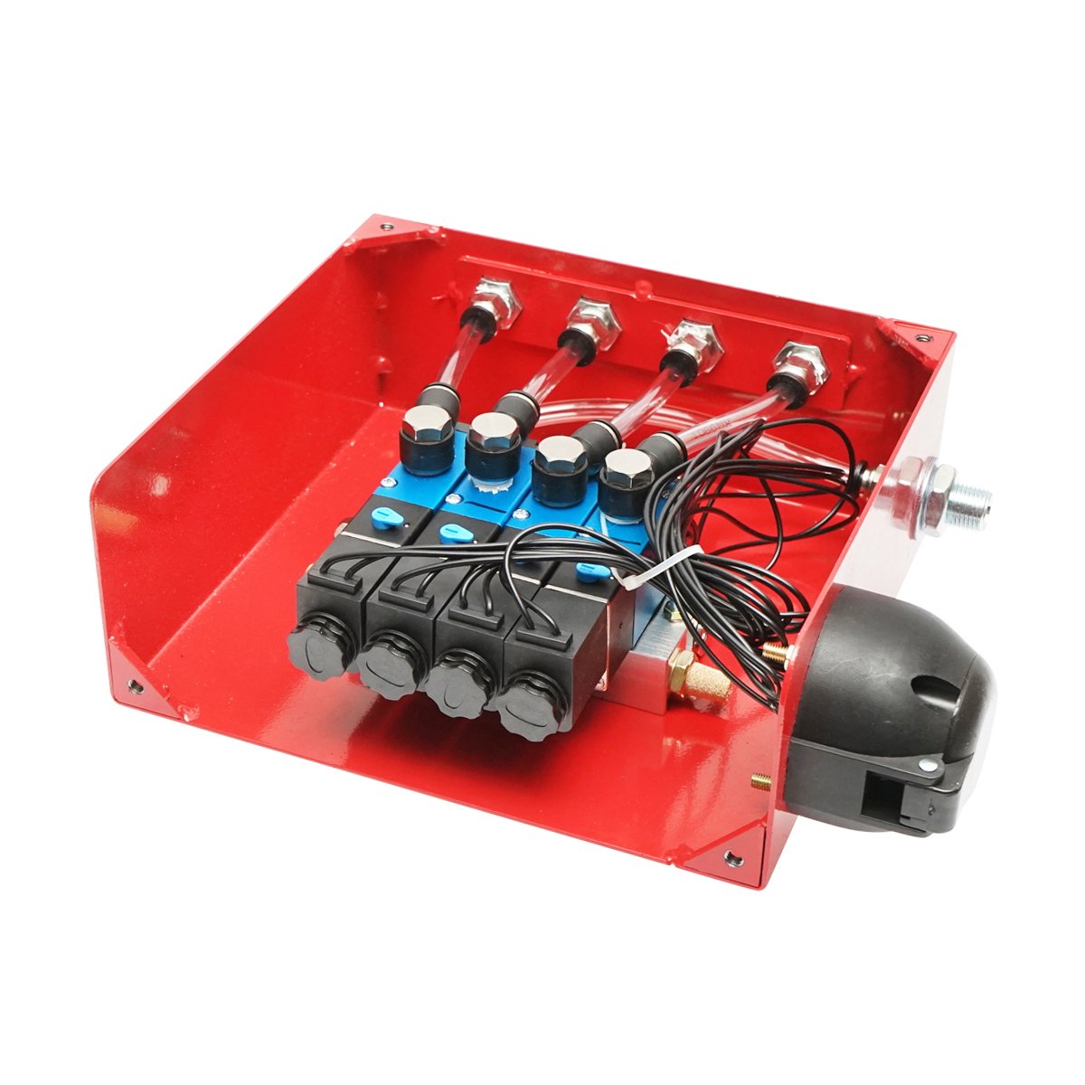 Caseta de electroventile pentru troliu 12V 2 inchis/2 deschis Tractor Forestier